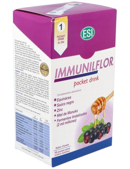 Immunilflor Pocket Drink 16Sbrs. de Trepatdiet-Esi