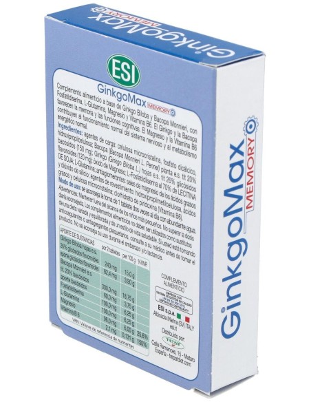 Ginkgomax Memory 30Comp. de Trepatdiet-Esi