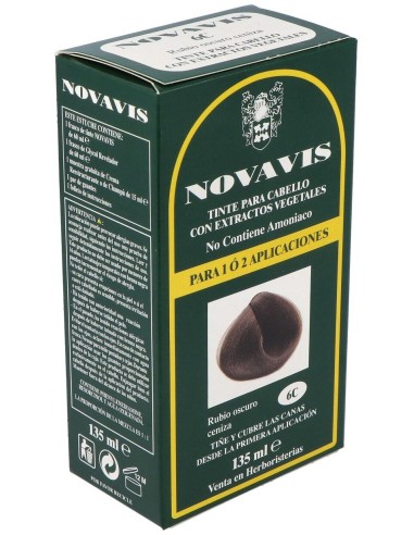 Tinte Novavis 6C Rubio Oscuro Ceniza 135Ml. de Novavis