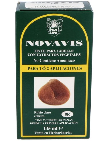Tinte Novavis 8R Rubio Claro Cobrizo 135Ml. de Novavis