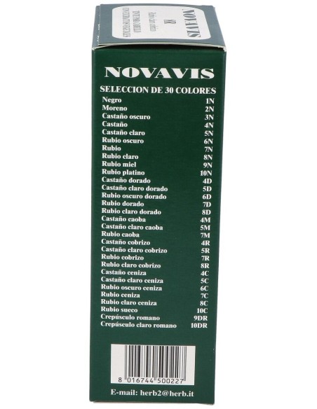 Tinte Novavis 8R Rubio Claro Cobrizo 135Ml. de Novavis