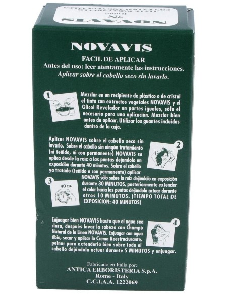 Tinte Novavis 7N Rubio 120 Ml de Novavis