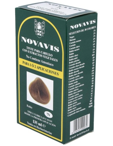 Tinte Novavis 7N Rubio 120 Ml de Novavis