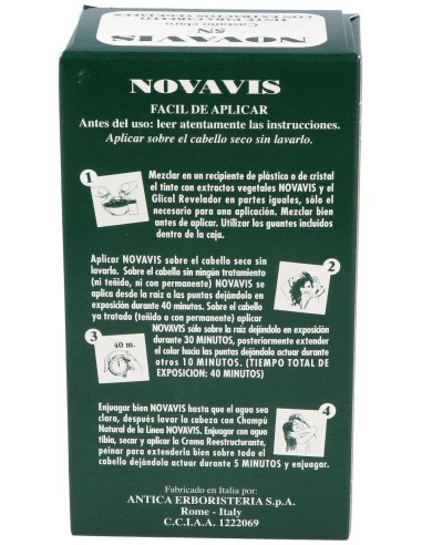 Tinte Novavis 5N Castaño Claro 120Ml de Novavis