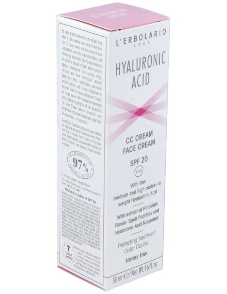 Acido Hialuronico Cc Crema Tono Miel 50Ml. de L´Erbolario