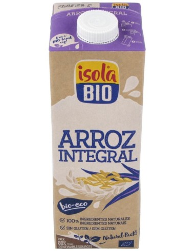 Bebida Vegetal De Arroz Integral 1Lt  S/A de Isola