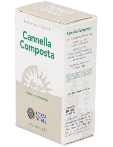 Canela Composta (Plata) Metal Espagirico 10Ml. de Forza Vitale