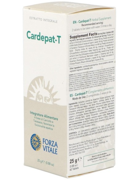Cardepat-T Carciofo Composto Hepatico 25Gr.Comp. de Forza Vitale