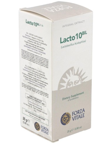 Lacto 10 (Lactobacillus Acidophilus) 25Gr. E-36 de Forza Vitale