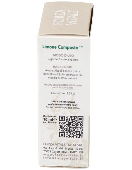 Limone Composto (Hierro) Metal Espagirico 10Ml. de Forza Vitale