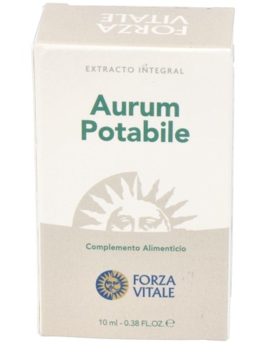 Aurum Potable (Oro) Metal Espagirico 10Ml. de Forza Vitale