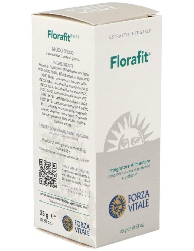 Florafit Probiotico  25Gr.Comprimidos de Forza Vitale