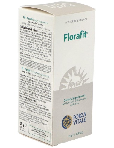 Florafit Probiotico  25Gr.Comprimidos de Forza Vitale