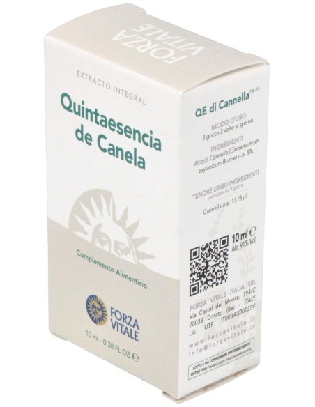 Quinta Esencia Canela (Canella) 10Ml. de Forza Vitale