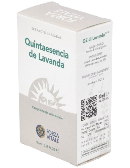 Quinta Esencia Lavanda (Espliego) 10Ml. de Forza Vitale