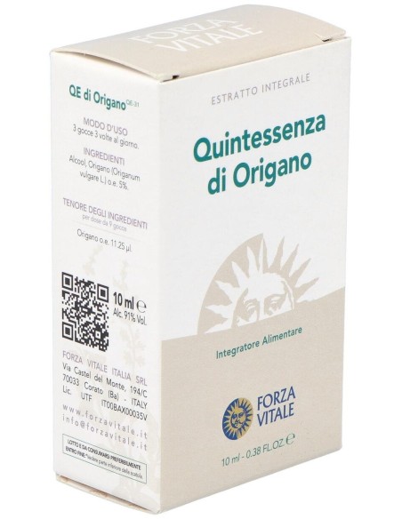 Quinta Esencia Oregano (Origano)10Ml. de Forza Vitale