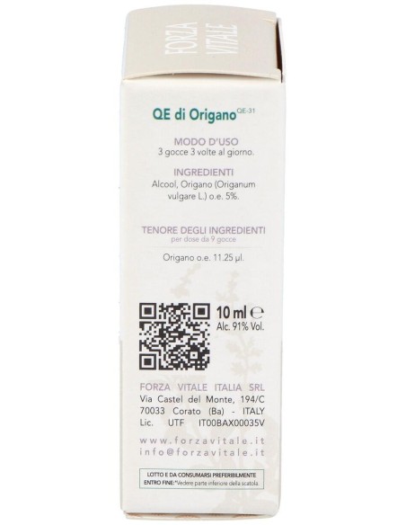 Quinta Esencia Oregano (Origano)10Ml. de Forza Vitale