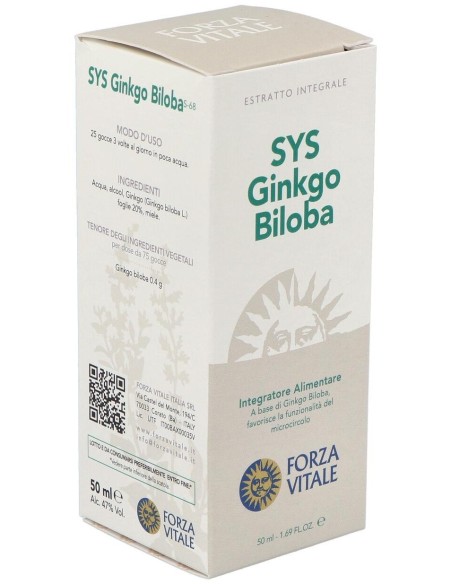 Sys.Ginkgo Biloba 50Ml. de Forza Vitale