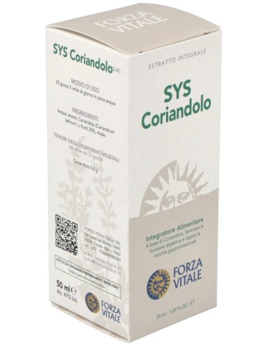 Sys.Coriandolo (Cilantro) 50Ml. de Forza Vitale