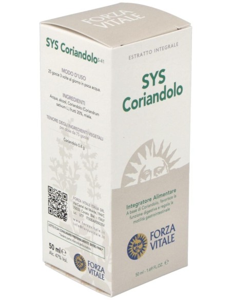 Sys.Coriandolo (Cilantro) 50Ml. de Forza Vitale