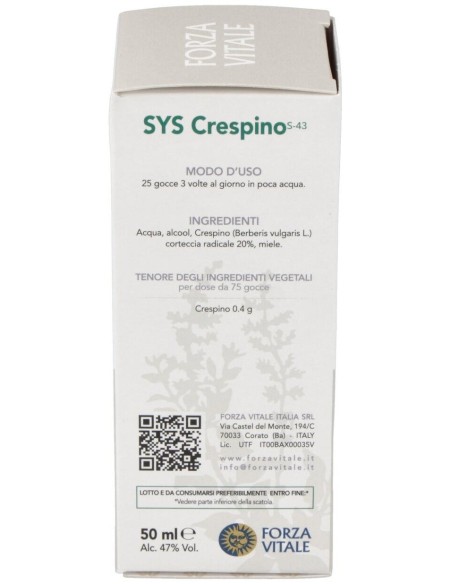 Sys.Crespino 50Ml. de Forza Vitale