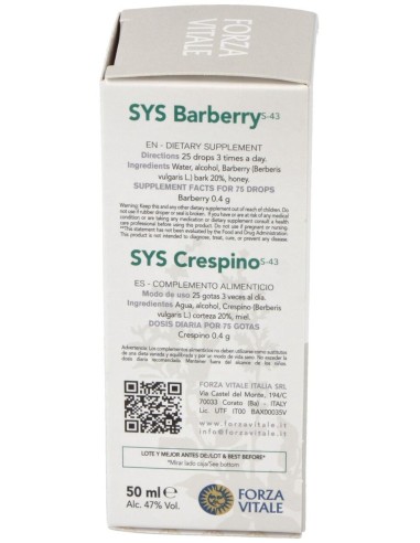 Sys.Crespino 50Ml. de Forza Vitale