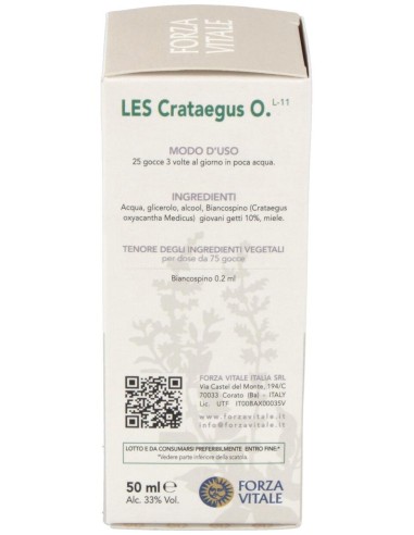 Les Crataegus Oxycanta Espino Albar 50Ml. de Forza Vitale