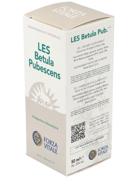 Les Betula Pubescens Abedul 50Ml. de Forza Vitale