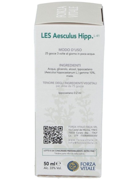 Les Aesculus Hippocastanum 50Ml. de Forza Vitale