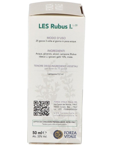 Les Rubus Idaeus Frambueso 50Ml. de Forza Vitale
