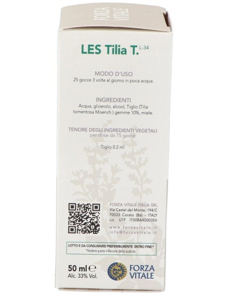 Les Tilia Tormentosa Tilo Plateado 50Ml. de Forza Vitale