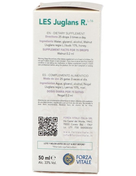 Les Juglans Regia Nogal 50Ml. de Forza Vitale