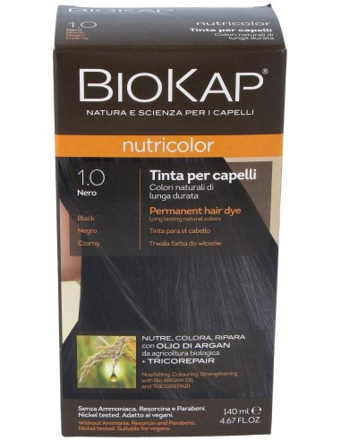 Tinte Black Dye 140Ml. Negro ·1.0 de Biokap