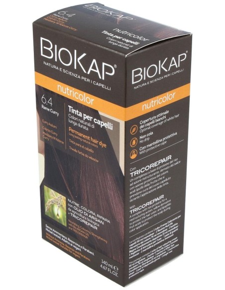 Nutricolor 6.40 Cobrizo Curry 140 ml      de Biokap