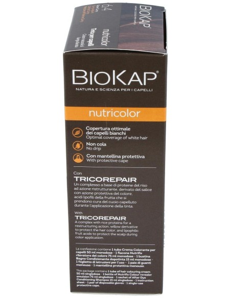 Nutricolor 6.40 Cobrizo Curry 140 ml      de Biokap