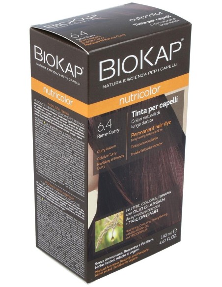 Nutricolor 6.40 Cobrizo Curry 140 ml      de Biokap