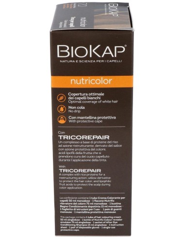 Nutricolor 7.0 Rubio Medio 140 ml      de Biokap