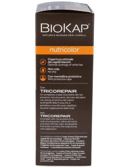 Nutricolor 7.3 Rubio Dorado 140 ml      de Biokap