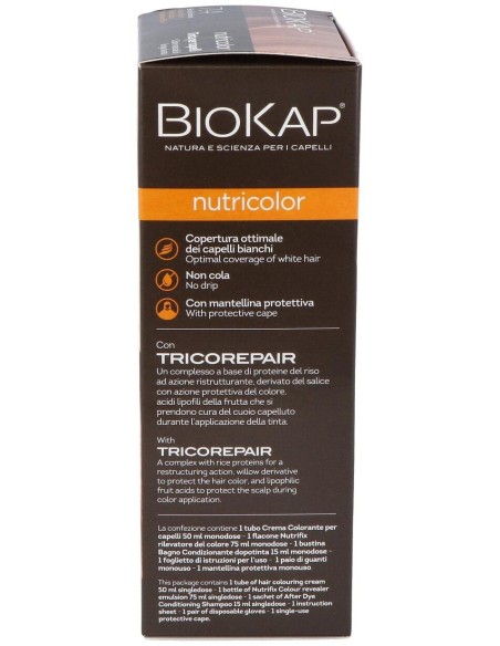 Nutricolor 7.4 Rojo Cobrizo 140 ml      de Biokap