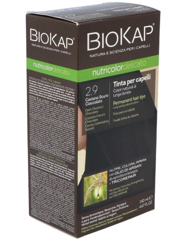 Tinte Castaño Oscuro Chocolate 140Ml 2.9 Delicato de Biokap
