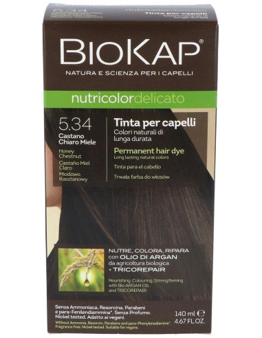 Delicato 5.34 Castaño Miel Claro 140 ml       de Biokap