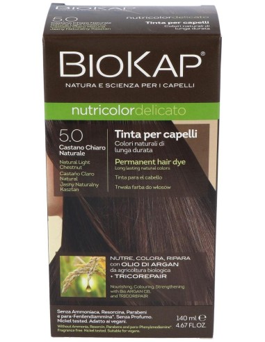 Delicato 5.00 Castaño Claro Natural 140 ml            de Biokap