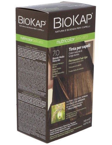 Delicato 7.00 Rubio Medio Natural 140 ml      de Biokap