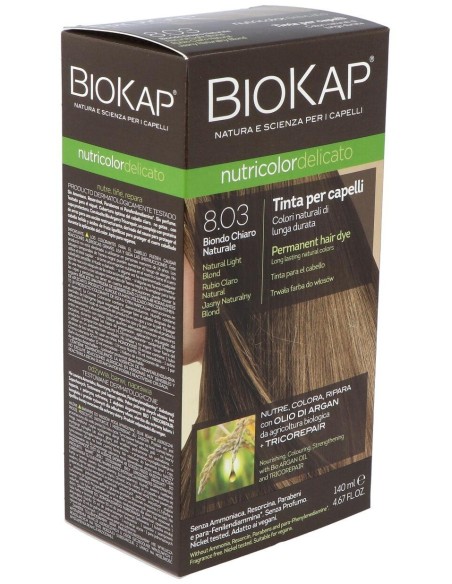 Delicato 8.03  Rubio Claro Natural 140 ml                 de Biokap