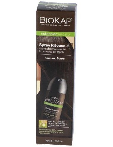 Spray Touchp-Up Castaño Oscuro de Biokap