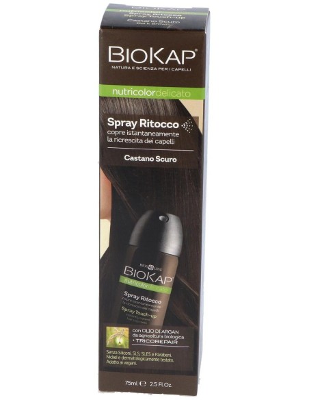 Spray Touchp-Up Castaño Oscuro de Biokap