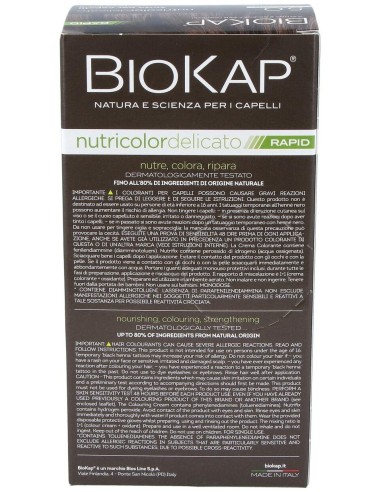 Biokap Rapid Castaño Claro Natural 5.0 Tubo 140Ml. de Biokap