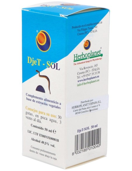 Djet-Sol Gotas 50Ml de Herboplanet