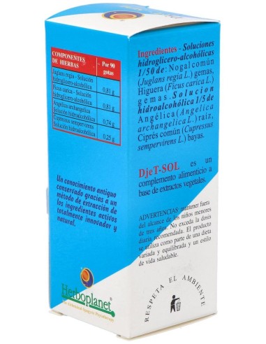Djet-Sol Gotas 50Ml de Herboplanet