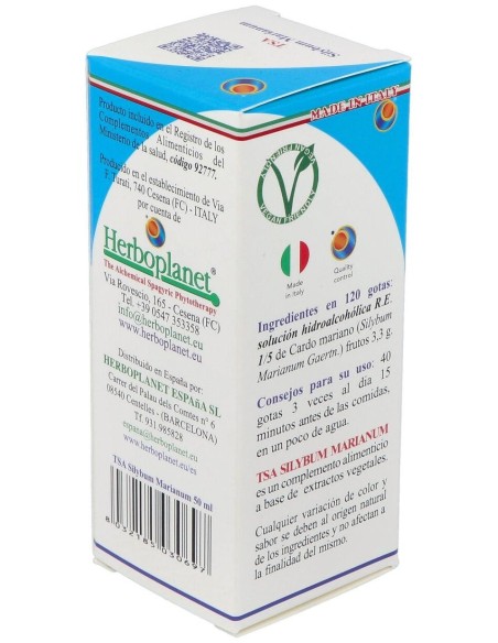Tsa Silybum Marianum Frutos 50Ml. de Herboplanet